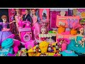 14:36minutes satisfying with unboxing Barbie princess wardrobe dressup @kichen sets ASMR l review 
