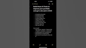 improve your portfolio and get a dev job in 2025 #job #ai #portfolio #aisaas #saas