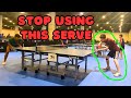 Table tennis match review  this serve is holding you back