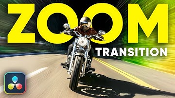 How to Make a Zoom Blur Transition in DaVinci Resolve