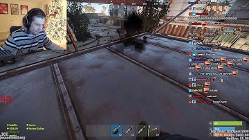 xQc Takes The Tank (Bradley) With Grenades - Chat Reaction - Rust - Twitch Highlight