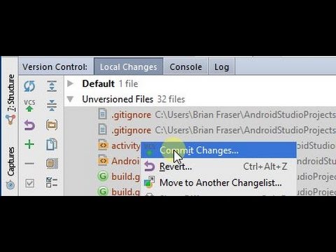 Git in Android Studio (basic): Android Programming - YouTube