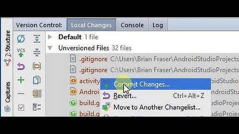 Git in Android Studio (basic): Android Programming