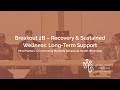 Breakout 2B Recovery &amp; Sustained Wellness: Long-Term Support | 3.26 Mind Matters Workshop