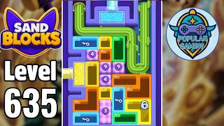 Sand Blocks: Drop Puzzle Level 635 : Gameplay Solution