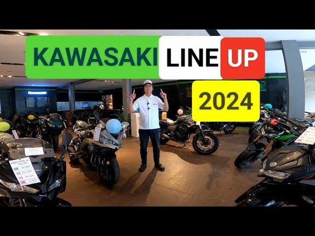 KAWASAKI BIG BIKE 2024 LINE UP | SPECS | PRICE | MONTHLY RATE | KIRBY MOTOVLOG class=