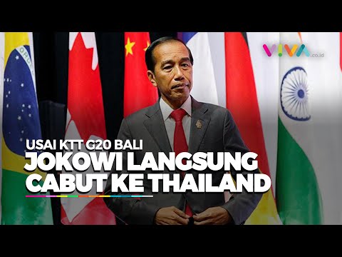 KTT G20 Kelar, Jokowi Kejar Pemulihan Ekonomi di KTT APEC Thailand