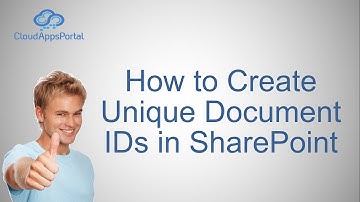 How to Create Unique Document IDs in SharePoint Enterprise 2010