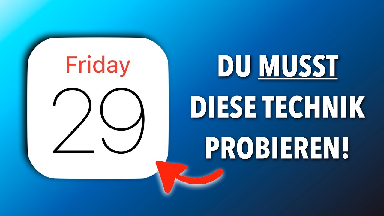 3 SCHRITTE zu (d)einem STRESSFREIEN KALENDER | Kurzbefehl