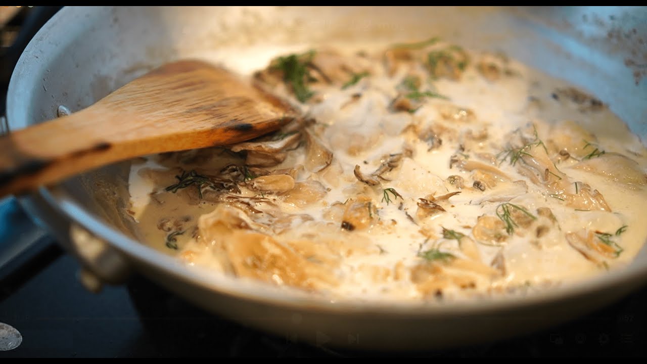 【衝撃の旨さ】舞茸とあさりのクリームパスタ