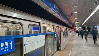 臺北捷運 C321型 137/138 駛入/駛離BL21昆陽站