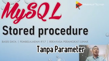 Stored Procedure tanpa parameter