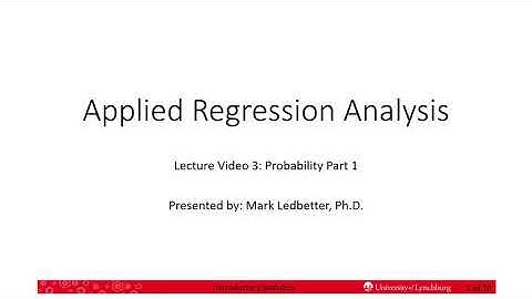 Applied Regression Lecture 3 Basic Probability Part 1
