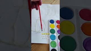 Hot Glue Gun Pumpkin Painting Craft