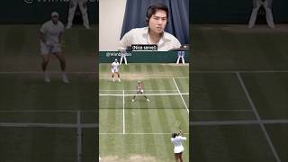 The best counter! #reaction #tennis #wimbledon #sports #epic @Wimbledon