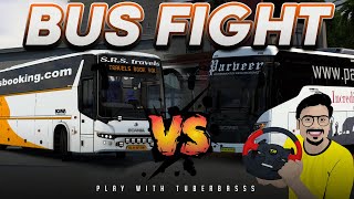 ?VOLVO BUS VS ASHOK LEYLAND BUS?EURO TRUCK SIMULATOR IN TAMIL?PLAY WITH TUBERBASSS?