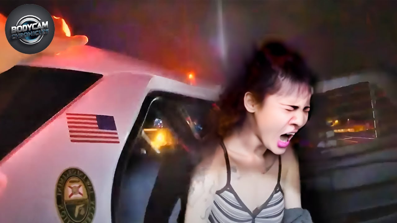 Karen Spits on Cop During Arrest | Karens Getting Arrested By Police ...