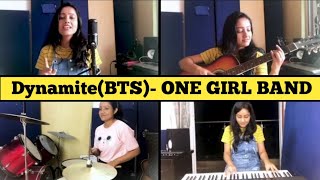 Dynamite - One Girl Band | BTS | Pooja Ghosh