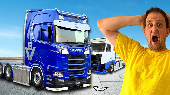 THE ULTIMATE SCANIA V8 SHOW TRUCK BUILD! #truckertim thumbnail