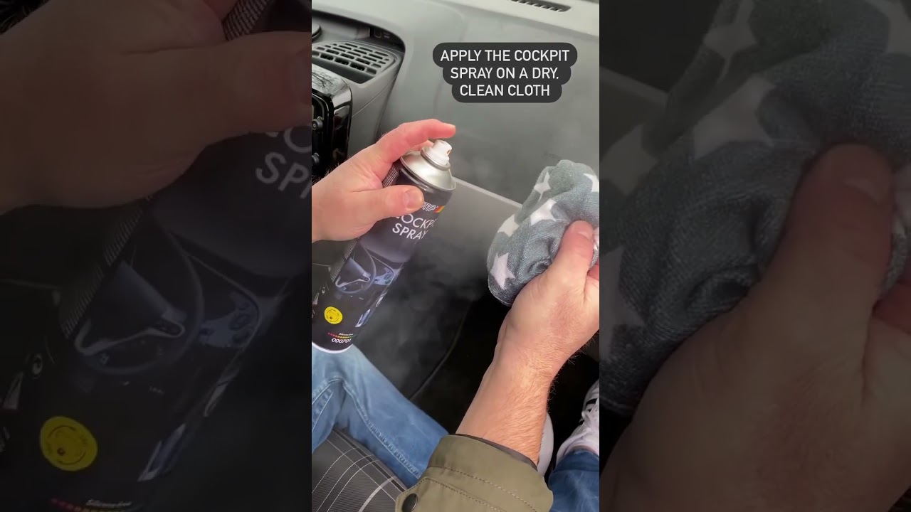 MOTIP COCKPITSPRAY - make the dashboard of your car look like new.