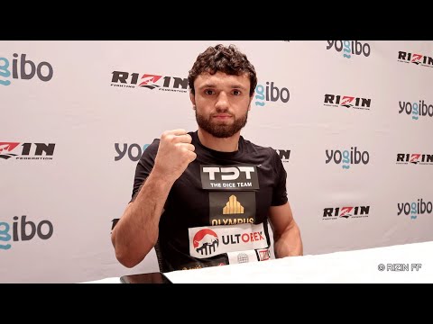 Yogibo presents RIZIN 28　ヴガール・ケラモフ　試合前インタビュー