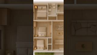Family-Friendly 3D Floor Plan | Spacious Modern Living l #shorts #home #3dfloorplan #floorplanning