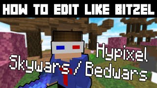 How To Edit Like Bitzel | Hypixel Bedwars / Skywars screenshot 1