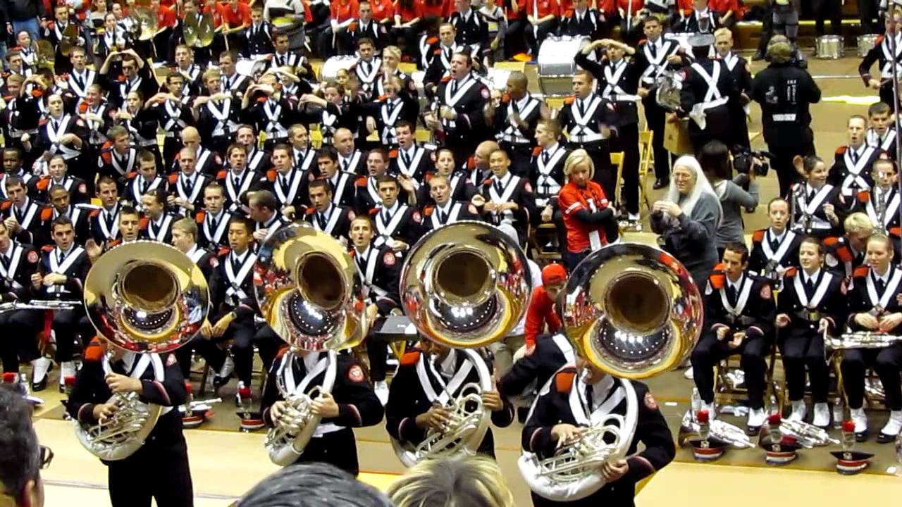OSUMB 10 29 2011 Skull Session Buckeye Swag Sousa and Drum Line Ohio State University Marching Band