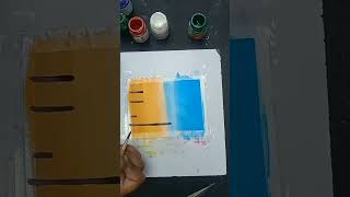 Easy Acrylic Painting Tutorial #youtubeshorts #shorts #painting #acrylicpainting #viral