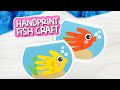 Handprint Fish Craft For Kids