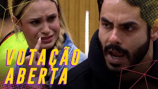 TRAIÇÃO E TRETA! SARAH E RODOLFFO BRIGAM NA VOTAÇÃO ABERTA 💣 | BIG BROTHER BRASIL 21