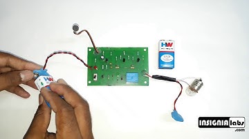 CLAP SENSOR BASED LIGHT BULB CONTROL PROJECT KIT | ELECTRONIC DIY KIT