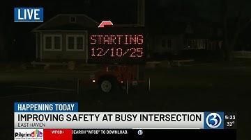 VIDEO: East Haven dangerous intersection changes begin Wednesday