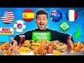 FOREIGNER&#39;S STREET FOOD ITEMS, COMO&#39;S PIZZA, BURRITO, BARBECUE SANDWICH, CROISSANT, TACOS MUKBANG