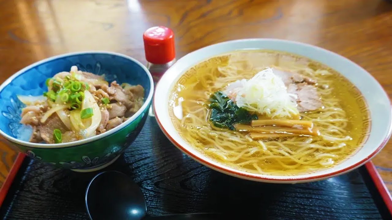 【和風レストラン 割烹すずや】 中華そばとミニ焼肉丼セットが990円で食べられます！横手市浅舞