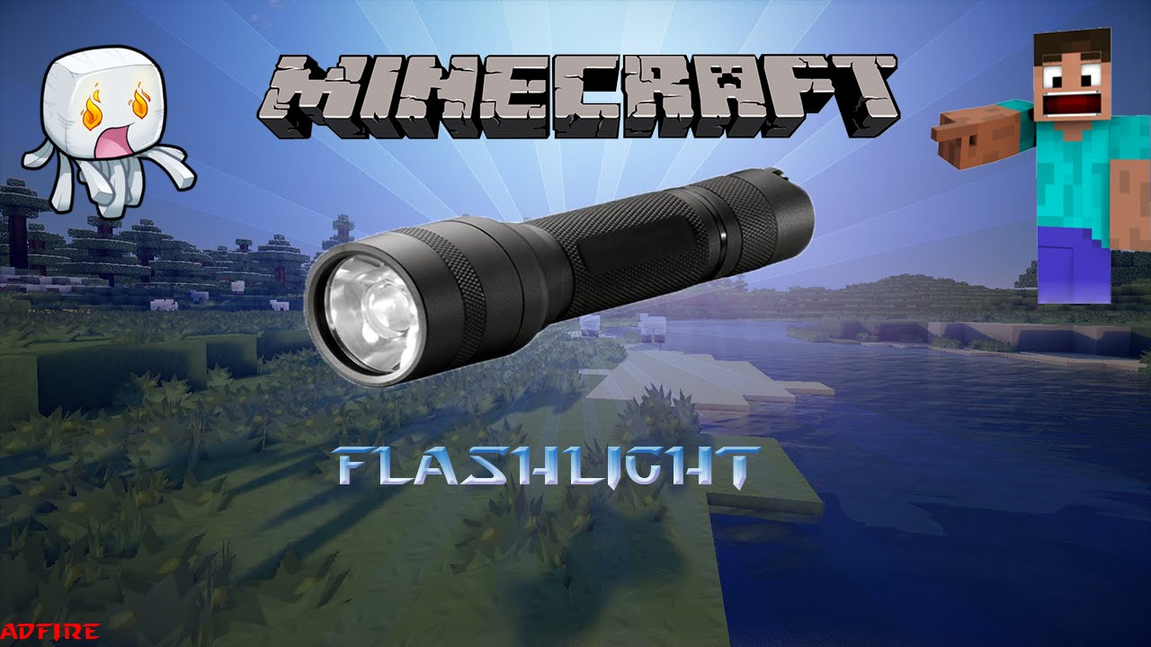 Моды minecraft FLASHLIGHT - YouTube.