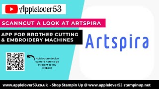 ScanNCut - A Quick Look At The Artspira App For Wifi Enabled Cutting/Embroidery Machines