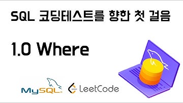 [SQL 코딩테스트 대비] 1.0 where