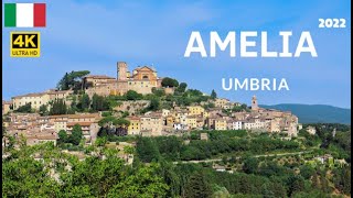 [Amelia Umbria 2022]4K Walk in one of the most ancient villages in Italy