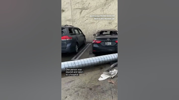 Tornado touches down in Montebello, California