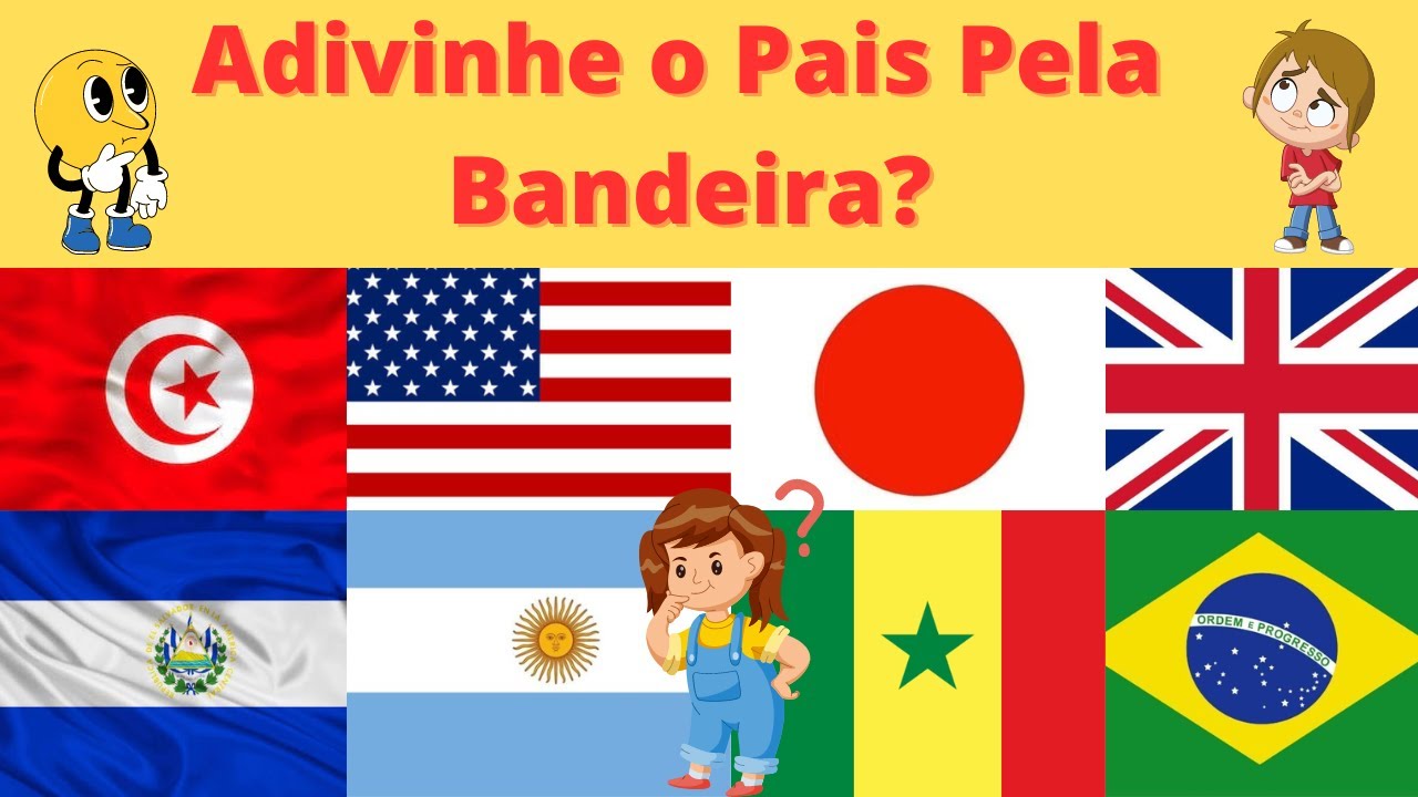 Quiz perguntas e respostas sobre bandeiras de países #quiz