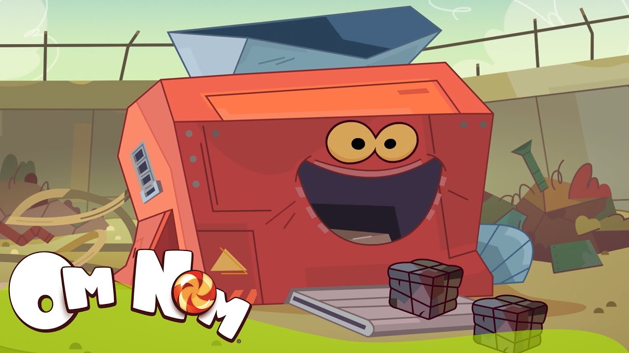 Let's Heal The Evil Trash Machine!| Cut The Rope | Om Nom Stories