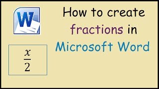 How to Write Fractions in Microsoft Word screenshot 1