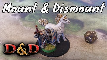 D&D (5e): Mounting and Dismounting (Mounted Combat)