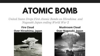 Atomic Bomb on Hiroshima and Nagasaki (75 Years Later)