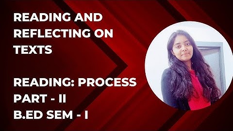 Process of Reading part 2 | Reading and Reflecting on texts #youtube #cuj #exam #study
