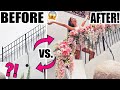 DIY FLOWER STAIRCASE!