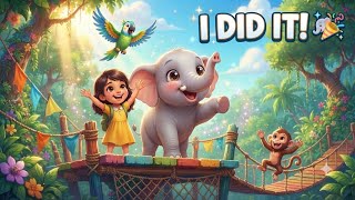 The Little Elephant Who Never Gave Up 🐘❤️ | Kids Moral Story | CuddleSpring Stories 
