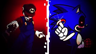 Mario.exe Vs Sonic.exe Full Week FNF Mashup