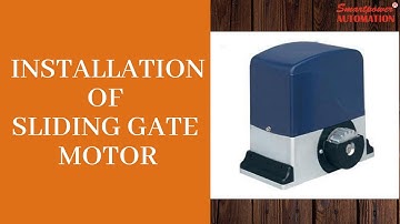 How to install Sliding Gate Motor SP SCM SG 1800Kg